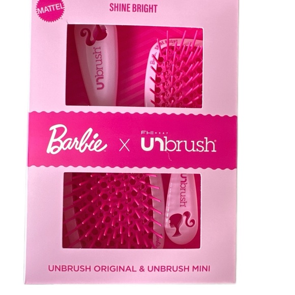 Barbie Other - Unbrush Original & Mini Barbie Unbrush in Pink
0199